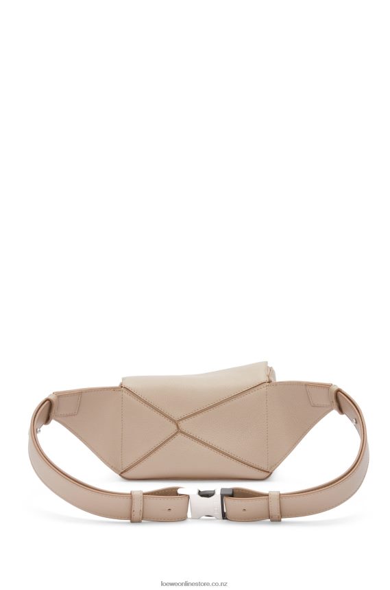 Loewe Men Mini Puzzle bumbag in classic calfskin Sand LH60R548