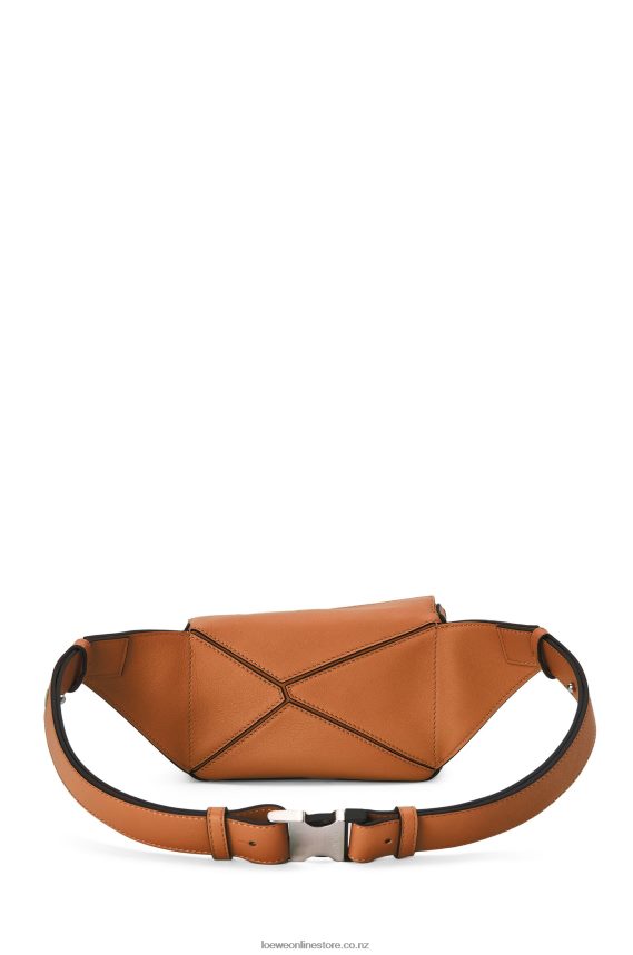 Loewe Men Mini Puzzle bumbag in classic calfskin Tan LH60R278