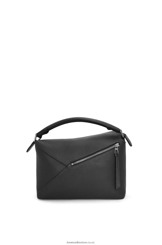 Loewe Men Puzzle Edge bag in grained calfskin Black LH60R540