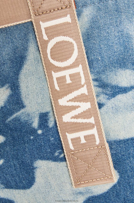 Loewe Men Fold Shopper in denim Light Blue/Natural LH60R67