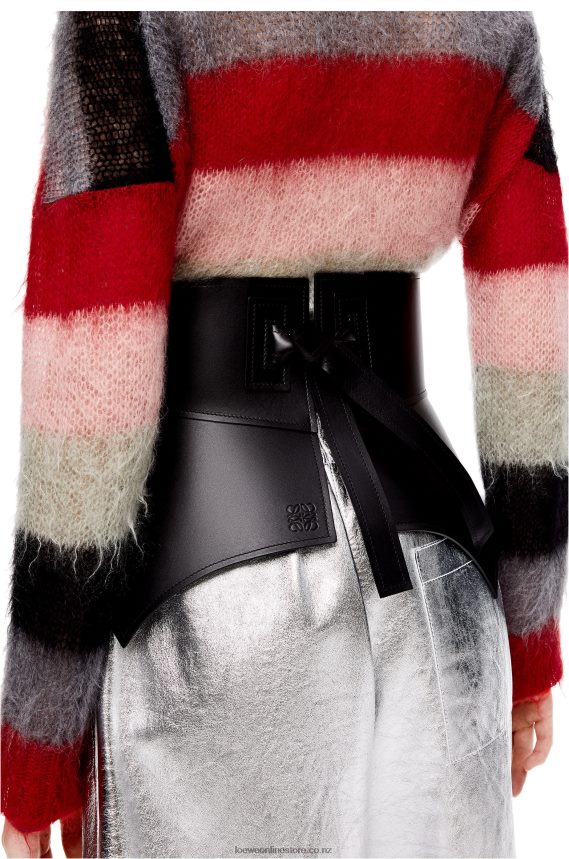 Loewe Women Obi belt in nappa Black LH60R1154