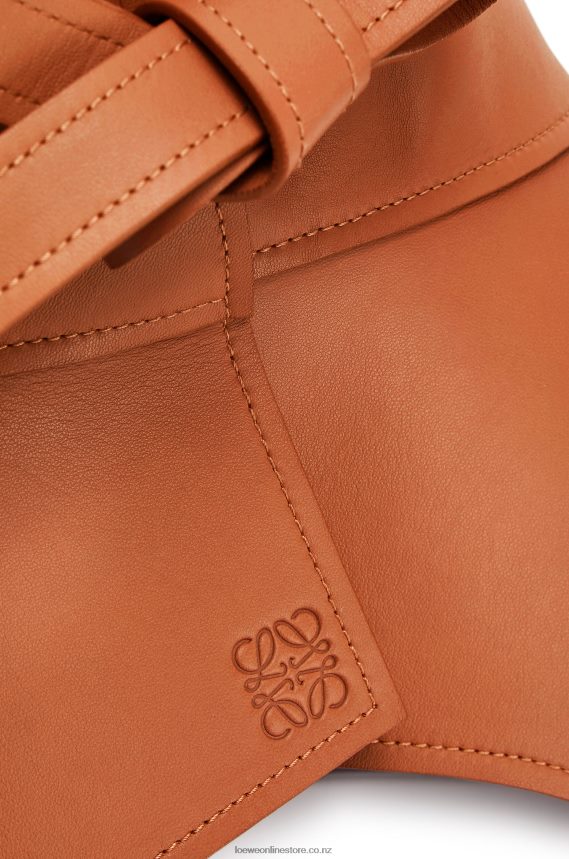 Loewe Women Obi belt in nappa Tan LH60R1153