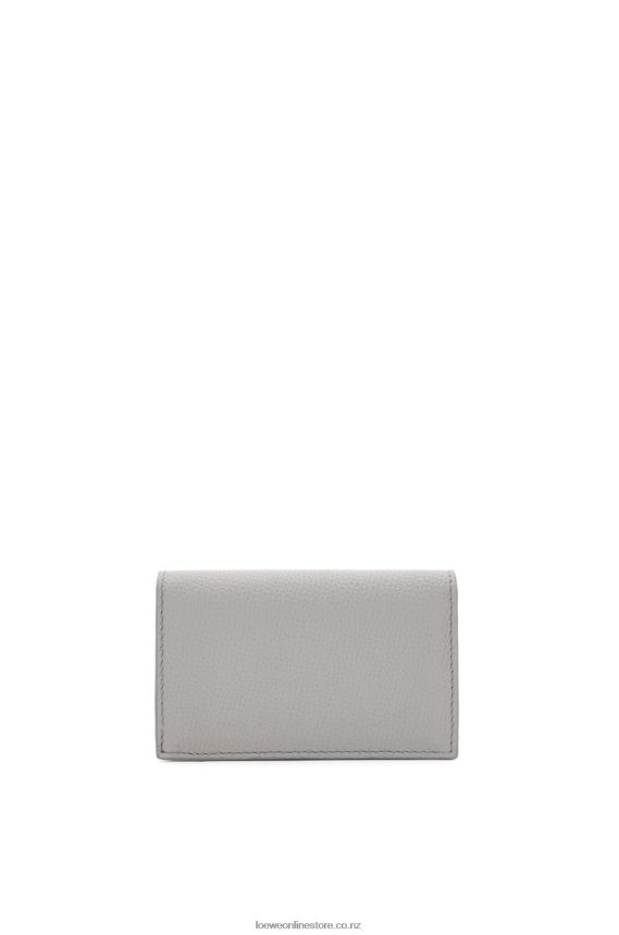 Loewe Women Anagram business cardholder Pearl Grey LH60R1320