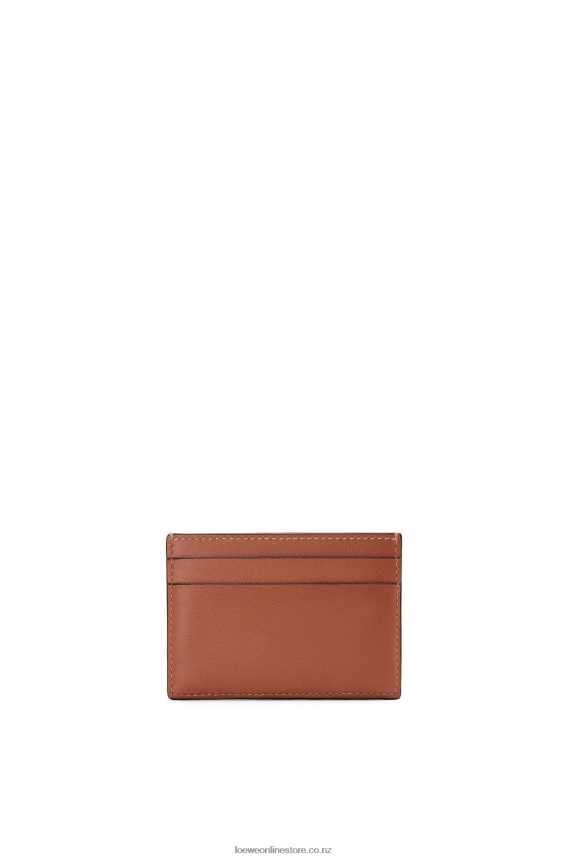 Loewe Women Brand plain cardholder Tan/Ochre LH60R1388
