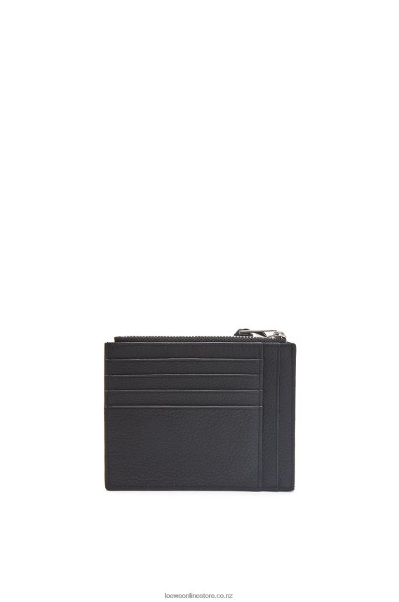 Loewe Women Large coin cardholder in soft grained calfskin Black LH60R1386