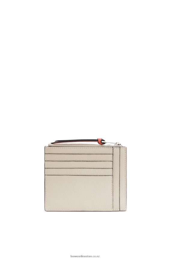 Loewe Women Large coin cardholder in soft grained calfskin Light Oat/Honey LH60R1353