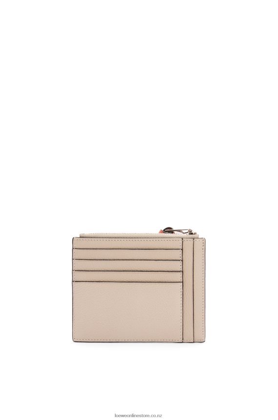 Loewe Women Large coin cardholder in soft grained calfskin Light Oat/Honey LH60R1353