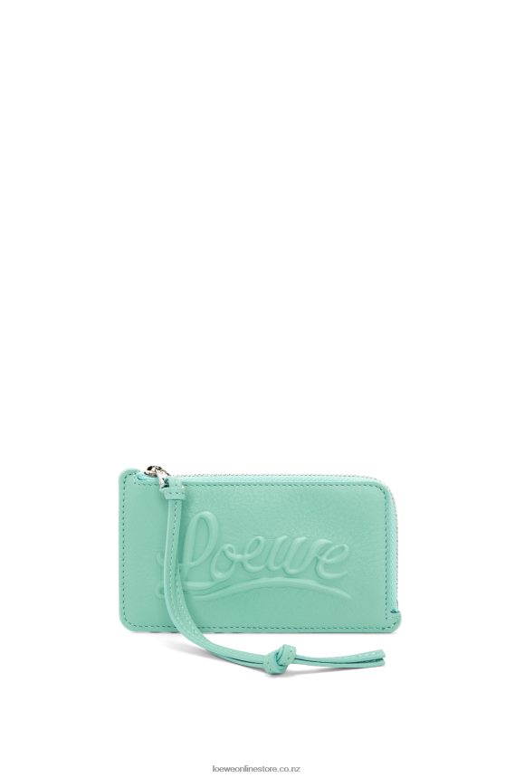 Loewe Women Large coin holder in classic calfskin Fresh Mint LH60R1333