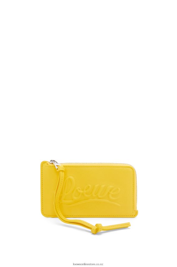 Loewe Women Large coin holder in classic calfskin Yellow LH60R1331