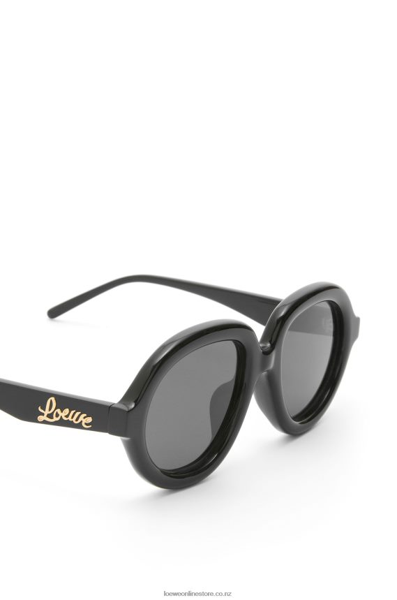Loewe Women Aviator sunglasses in acetate Black LH60R1485