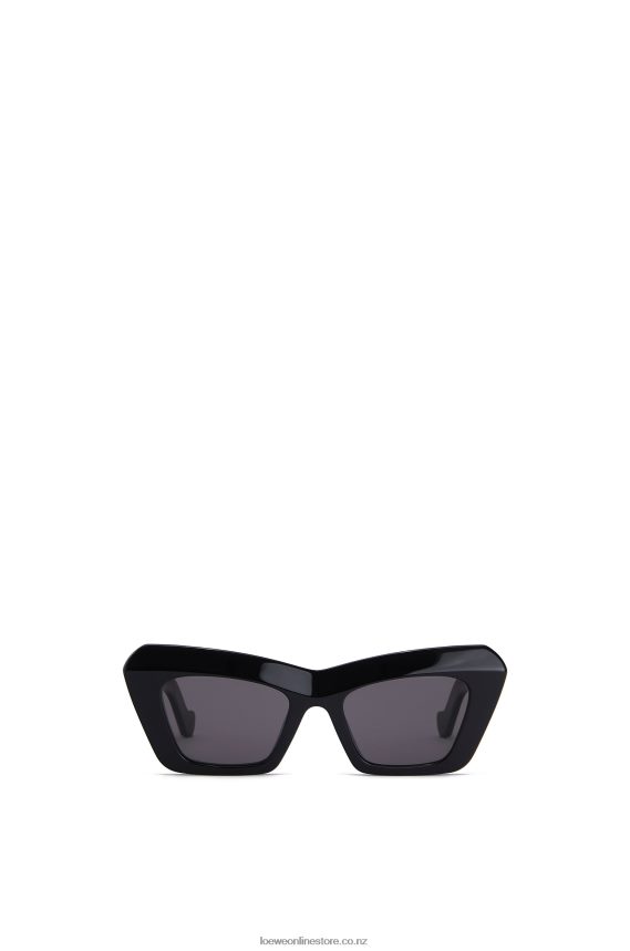 Loewe Women Cateye sunglasses in acetate Black LH60R1478