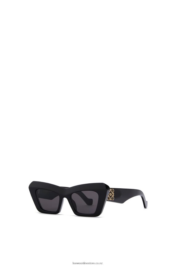 Loewe Women Cateye sunglasses in acetate Black LH60R1478