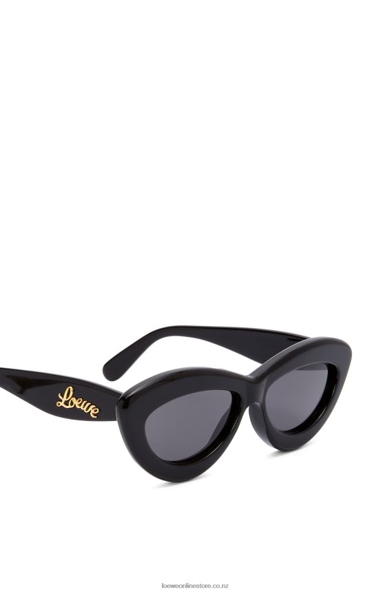 Loewe Women Cateye sunglasses in acetate Black LH60R1495