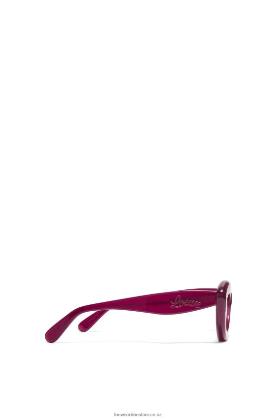 Loewe Women Cateye sunglasses in acetate Cherry LH60R1506