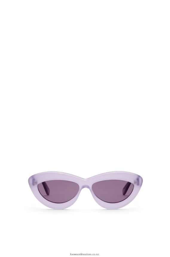 Loewe Women Cateye sunglasses in acetate Lilac LH60R1508