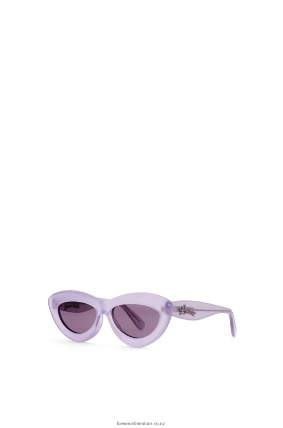 Loewe Women Cateye sunglasses in acetate Lilac LH60R1508
