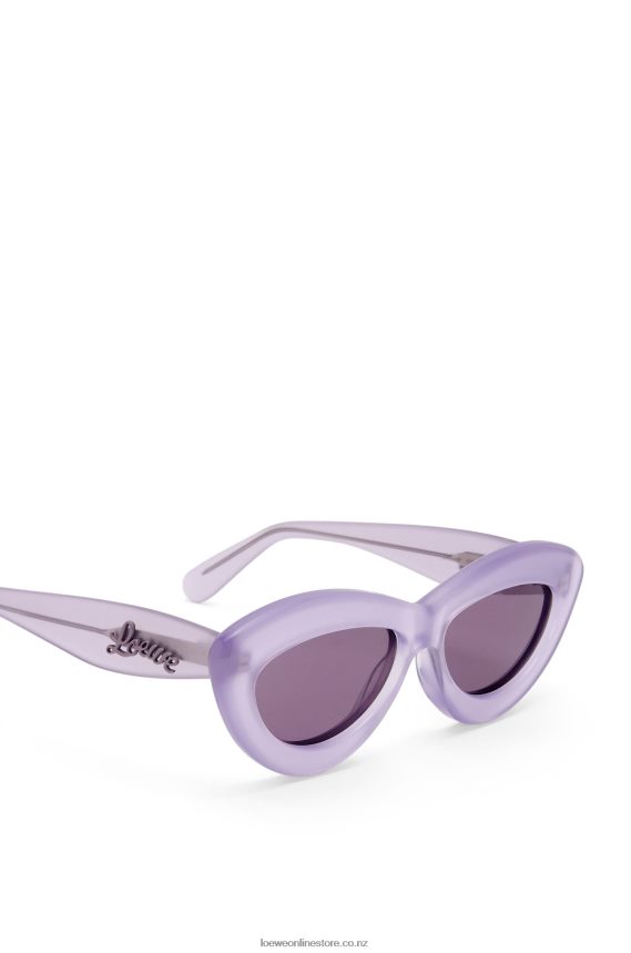 Loewe Women Cateye sunglasses in acetate Lilac LH60R1508