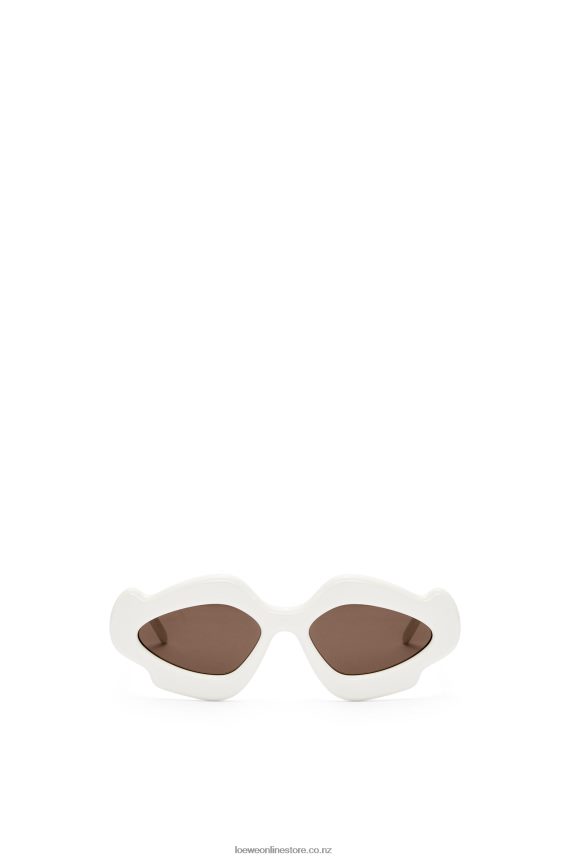 Loewe Women Flame sunglasses in acetate Ivory LH60R1466