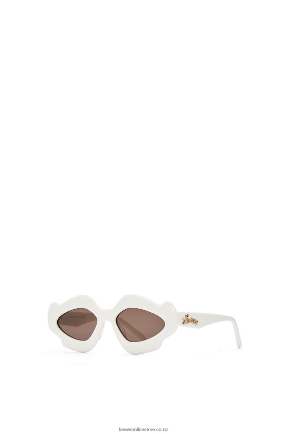 Loewe Women Flame sunglasses in acetate Ivory LH60R1466