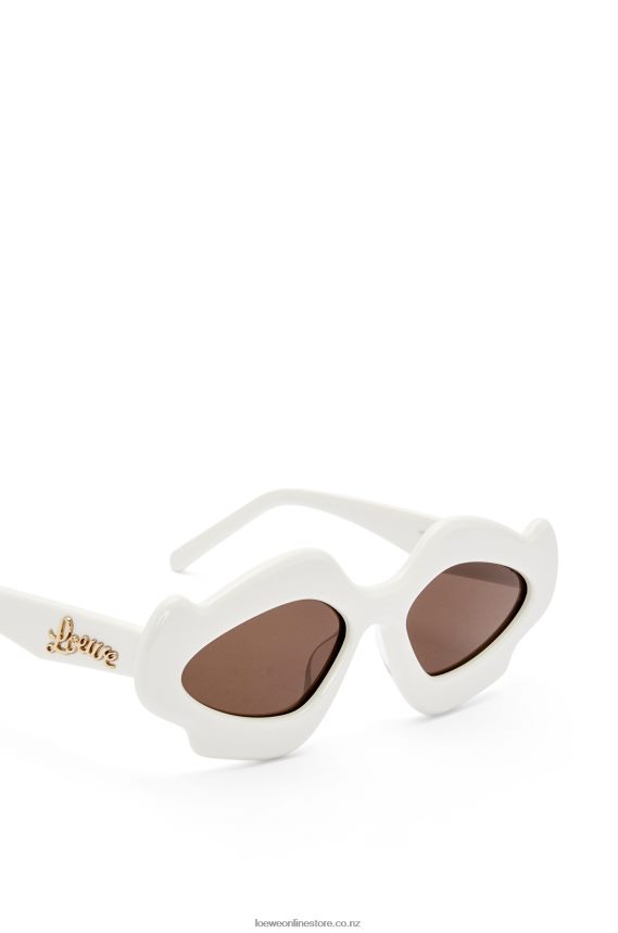 Loewe Women Flame sunglasses in acetate Ivory LH60R1466