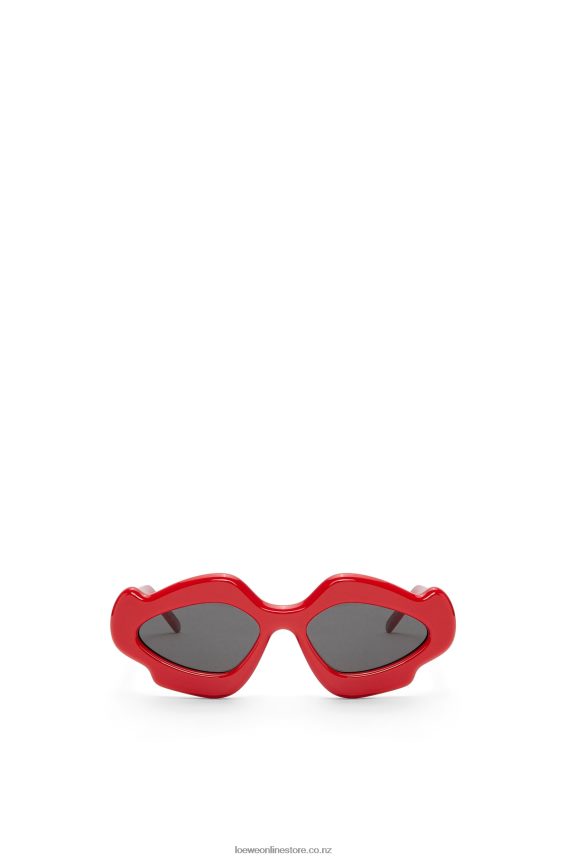Loewe Women Flame sunglasses in acetate Shiny Red LH60R1467