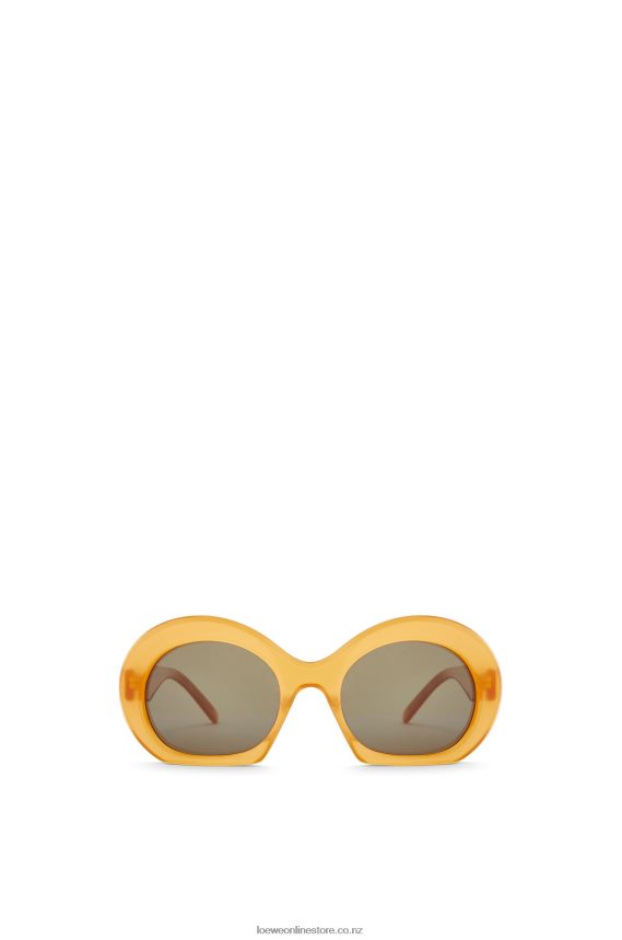 Loewe Women Halfmoon sunglasses in acetate Honey LH60R1503