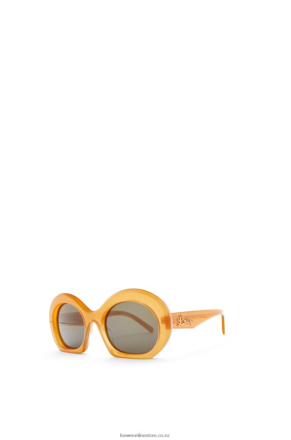 Loewe Women Halfmoon sunglasses in acetate Honey LH60R1503