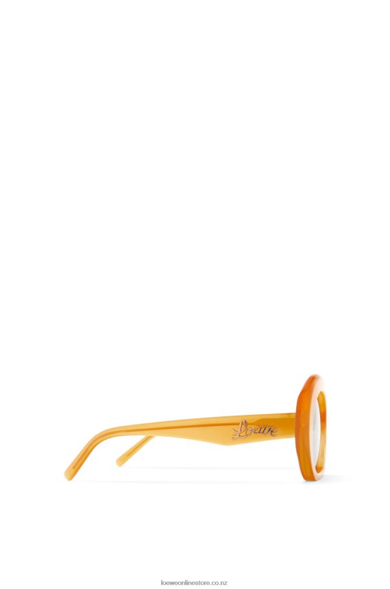 Loewe Women Halfmoon sunglasses in acetate Honey LH60R1503