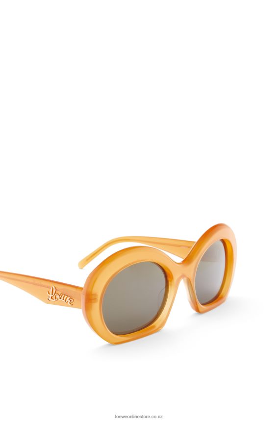 Loewe Women Halfmoon sunglasses in acetate Honey LH60R1503