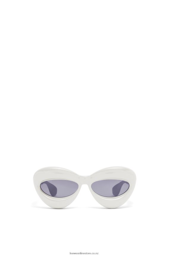 Loewe Women Inflated cateye sunglasses in nylon Grey LH60R1424