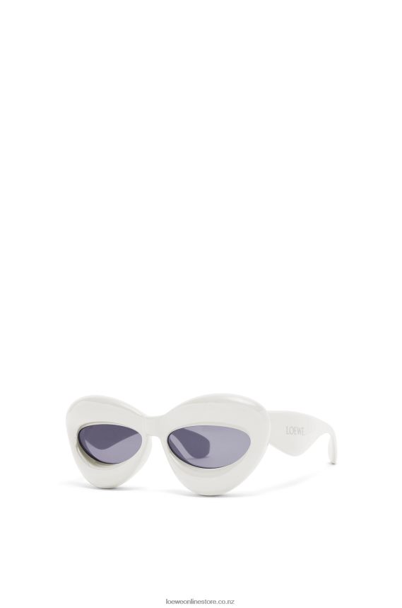 Loewe Women Inflated cateye sunglasses in nylon Grey LH60R1424