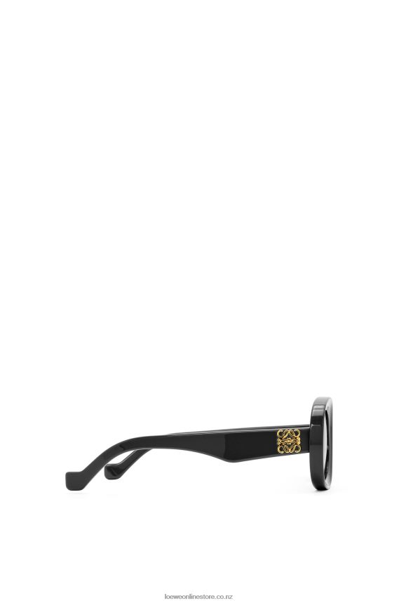 Loewe Women Oval sunglasses in acetate Black LH60R1482