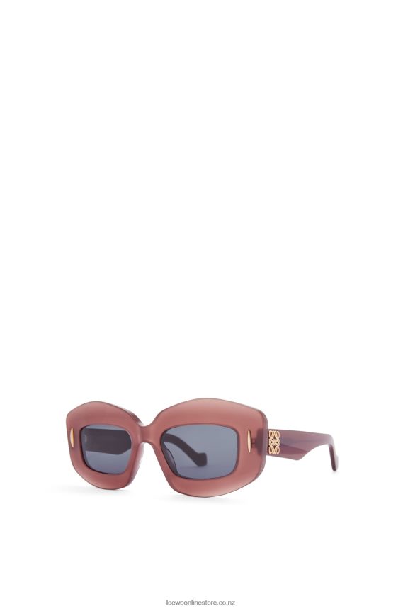 Loewe Women Screen sunglasses in acetate Burgundy LH60R1428