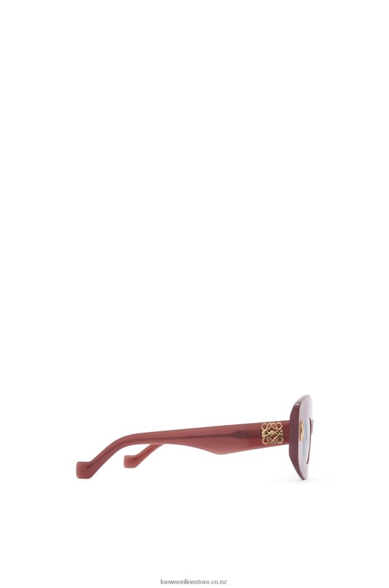 Loewe Women Screen sunglasses in acetate Burgundy LH60R1428
