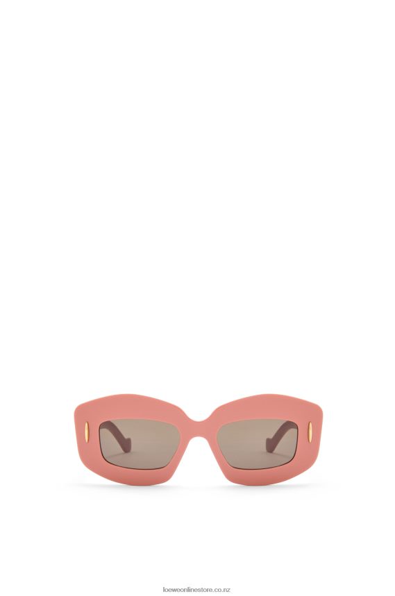 Loewe Women Screen sunglasses in acetate Light Pink LH60R1430