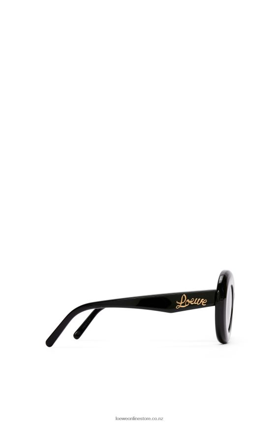 Loewe Women Wing sunglasses in acetate Black LH60R1436