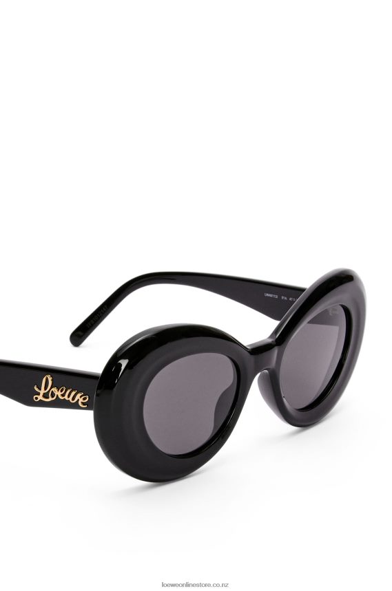 Loewe Women Wing sunglasses in acetate Black LH60R1436
