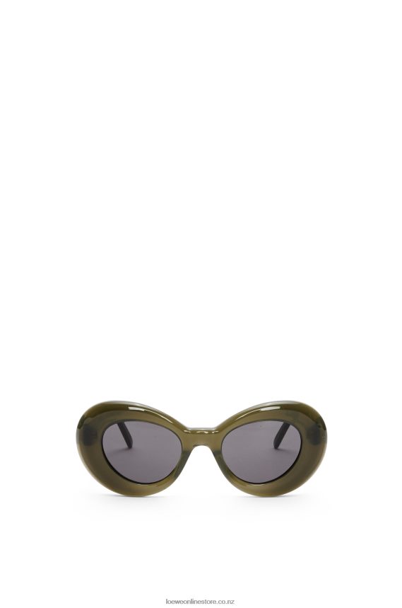 Loewe Women Wing sunglasses in acetate Water Green LH60R1435