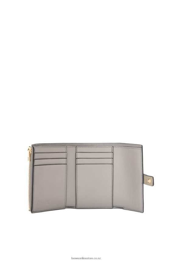 Loewe Women Small vertical wallet in soft grained calfskin Sage Green/Dark Khaki Green LH60R1210