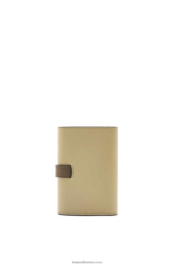 Loewe Women Small vertical wallet in soft grained calfskin Sage Green/Dark Khaki Green LH60R1210