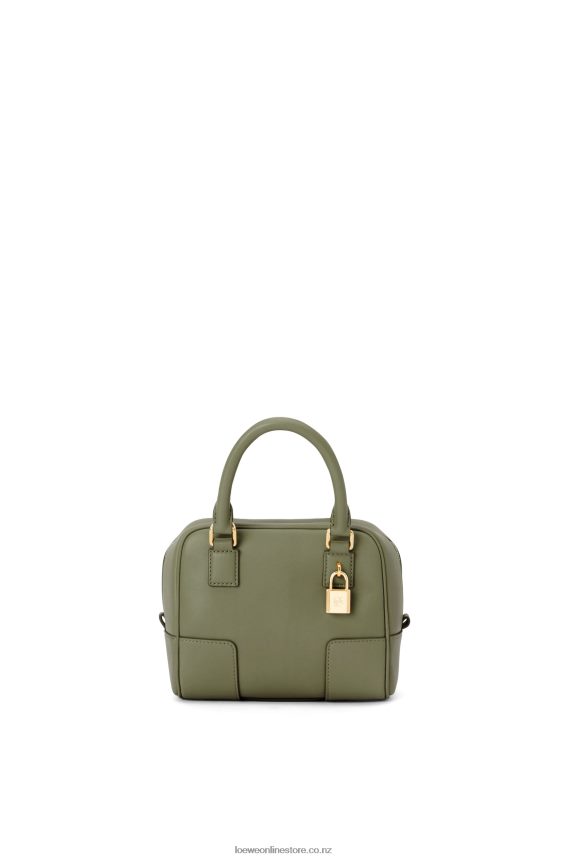 Loewe Women Amazona 16 Square bag in nappa calfskin Avocado Green LH60R165