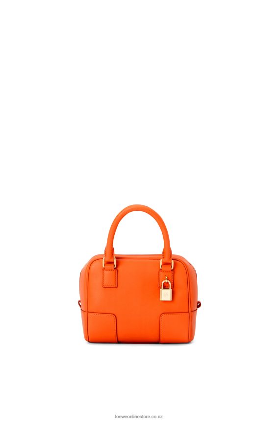 Loewe Women Amazona 16 Square bag in nappa calfskin Orange LH60R145