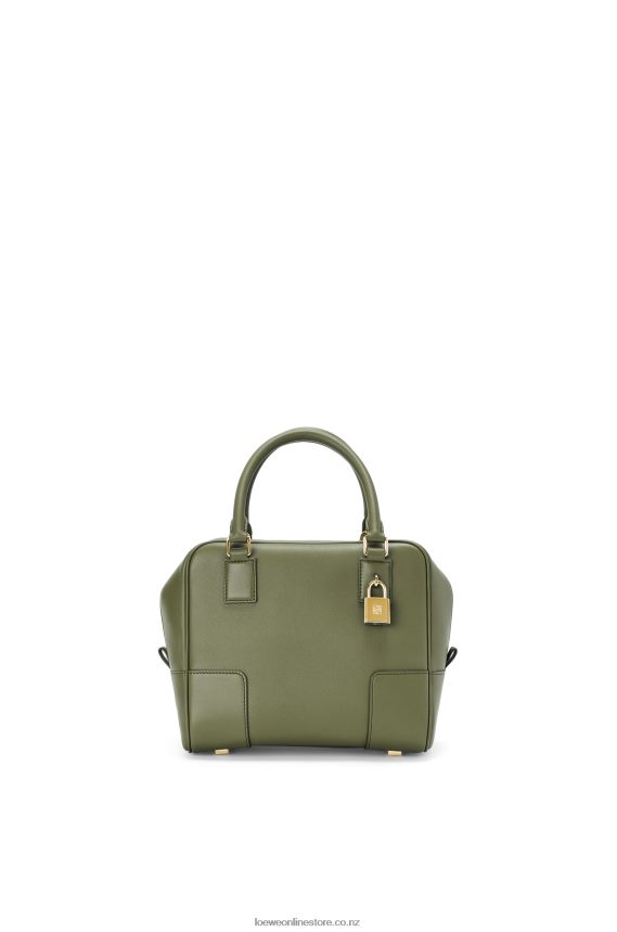 Loewe Women Amazona 19 square bag in nappa calfskin Avocado Green LH60R166