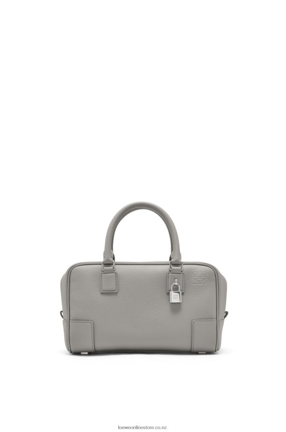 Loewe Women Amazona 23 bag in soft grained calfskin Pearl Grey LH60R133