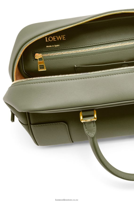 Loewe Women Amazona 28 bag in nappa calfskin Avocado Green LH60R156