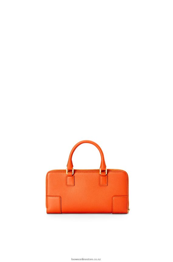 Loewe Women Amazona Pouch in nappa calfskin Orange LH60R283