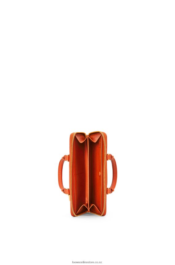 Loewe Women Amazona Pouch in nappa calfskin Orange LH60R283