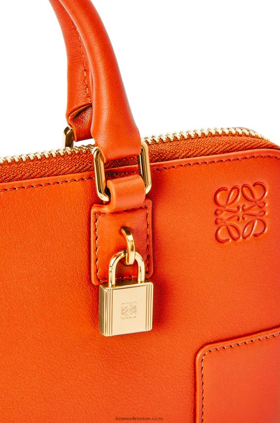 Loewe Women Amazona Pouch in nappa calfskin Orange LH60R283