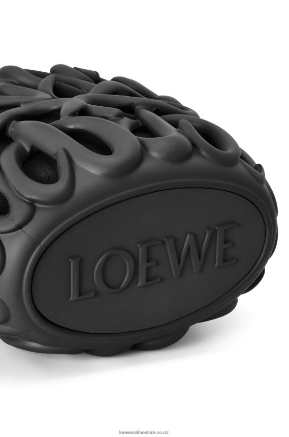 Loewe Women Anagram inflated basket in light foam rubber Black LH60R113