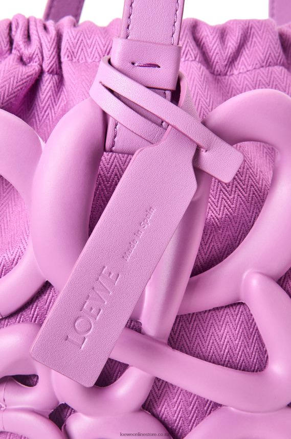 Loewe Women Anagram inflated basket in light foam rubber Rockrose LH60R114